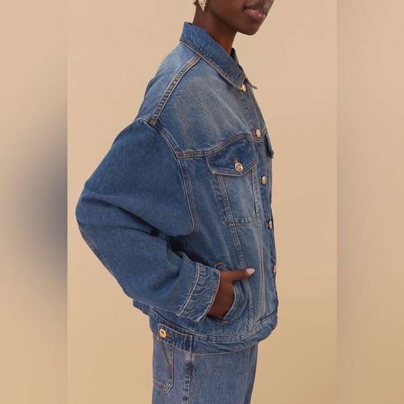 Farm Rio Denim Buttoned Jacket - Picture 3 of 7